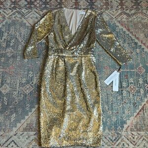 NWT Calvin Klein sequin cocktail dress